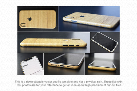 iPhone X (2017) Skin CutFile Vector Template Full Wrap SVG — VecRas