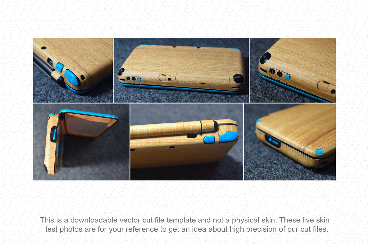 Nintendo 2DS XL Handheld Gaming Console Vinyl Skin Vector Cut File ...