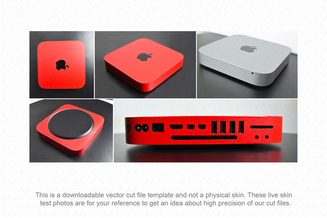 Apple Mac Mini 2014 Wrap Template Cut File