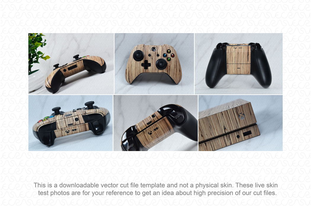 Xbox Remote Cut File Microsoft XBOX One X Gaming Console & Controller Vinyl Skin Cut File ...