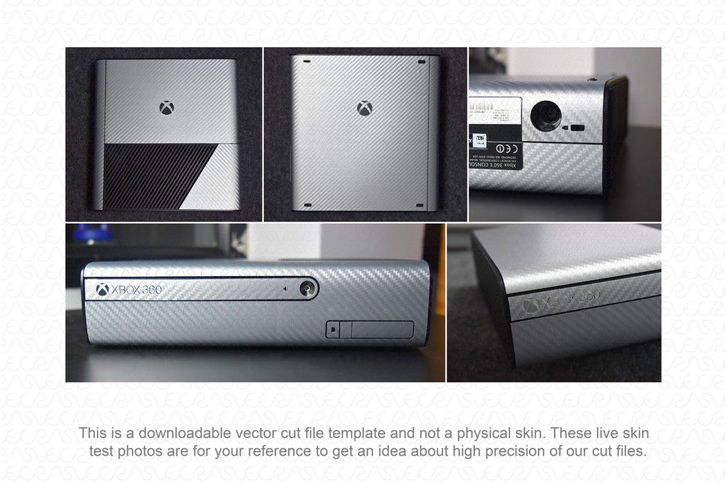 Microsoft Xbox 360 Original Console Decal Vinyl Design Template