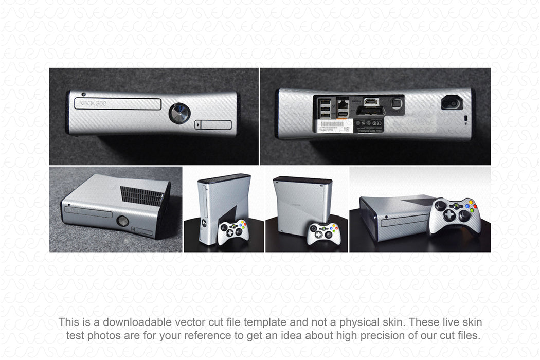 Xbox 360 Gaming Controller Skin CutFile Vector Template Full Wrap SVG —  VecRas
