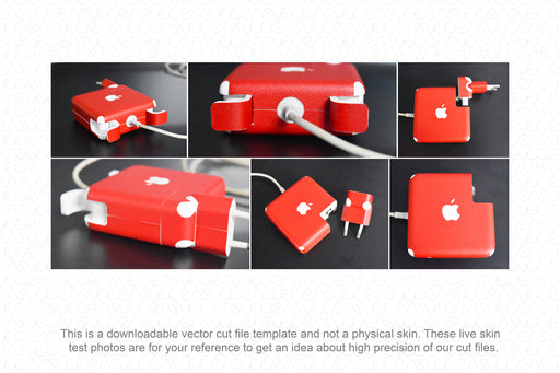 Apple 60W Power Adapter (2008) Wrap Template Cut File