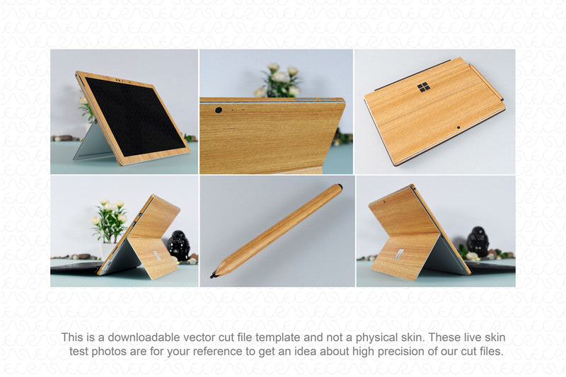 Surface Pro 5 (2017) Skin Template Cut File