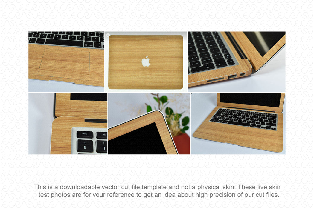 MacBook Air 13.3” (2012) Skin Template Cut File