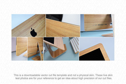 Apple iMac 21.5” 4K display 2015 Wrap Template Cut File