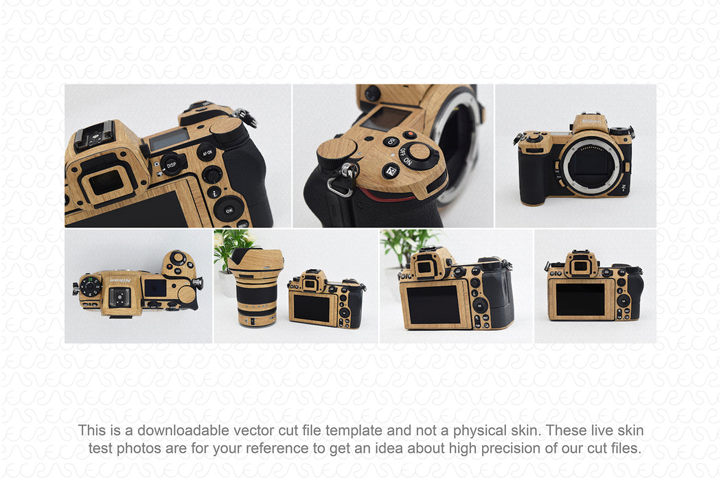 Nikon Z6 Mirrorless Digital Camera (2018) Skin Vector Template