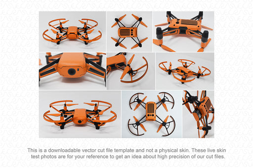 DJI Tello Drone 3M Skin Wrap Coverage Preview 