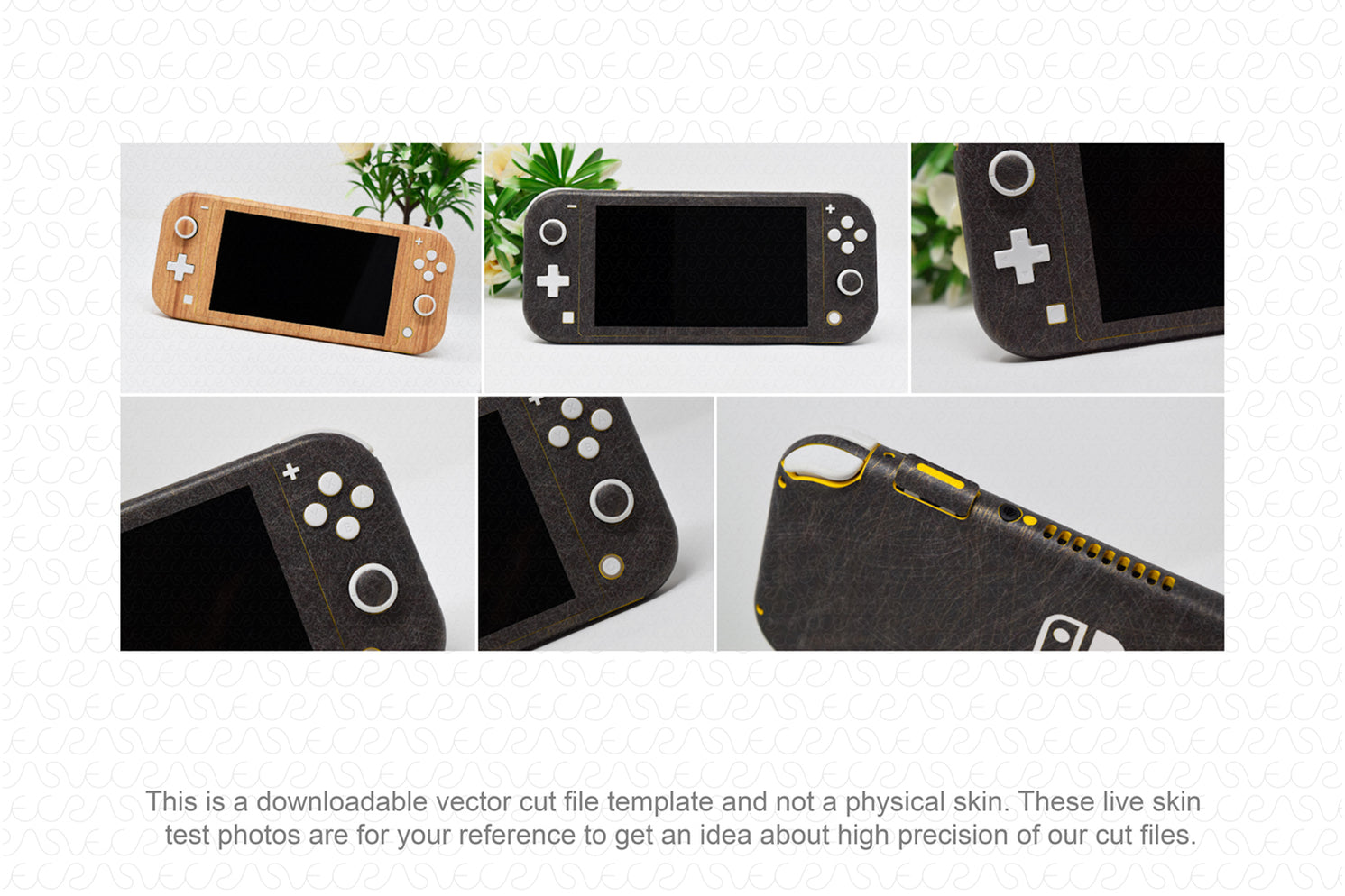 Nintendo Switch Lite Skin CutFile Vector Template Full Wrap SVG — VecRas