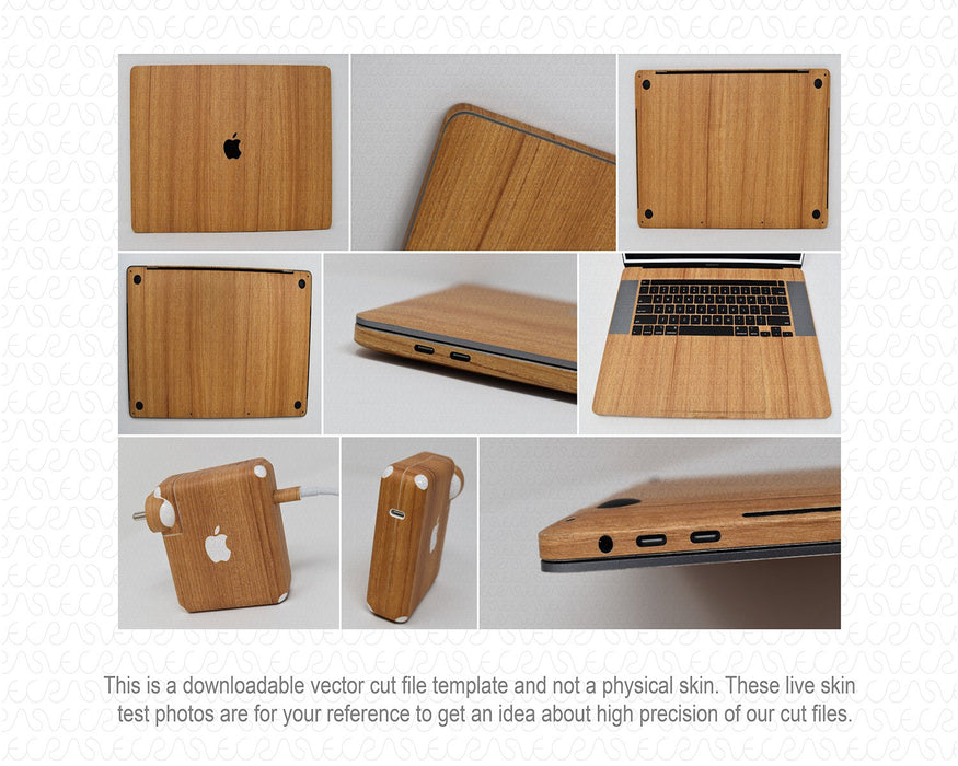 MacBook Pro 16” Touch Bar 2019 Skin Template Cut File