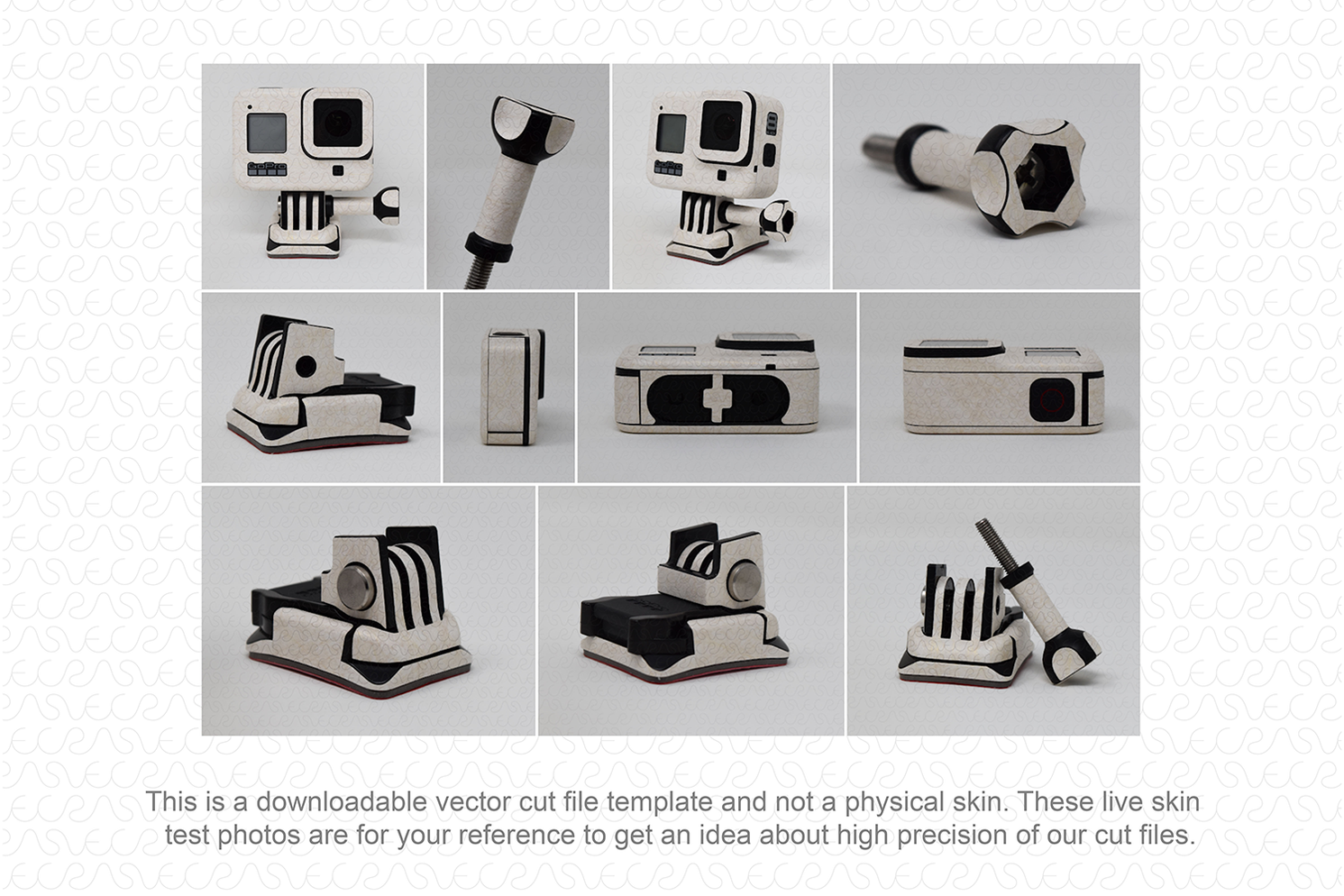 GoPro Hero 8 Black Skin CutFile Vector Template Full Wrap SVG — VecRas