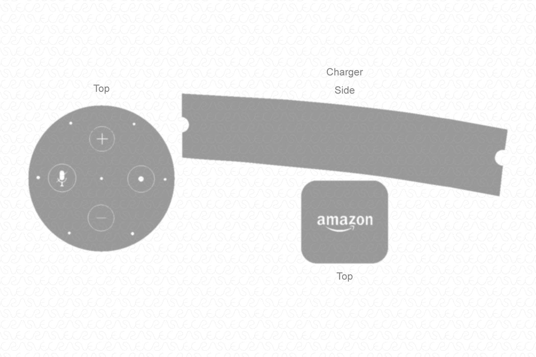 Amazon Echo 2  Full Wrap Skin Vector CutFile Template