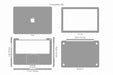 MacBook Pro 13” Full Wrap Skin Vector CutFile Template