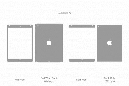iPad Air 2 (2014) Full Wrap Skin Vector CutFile Template
