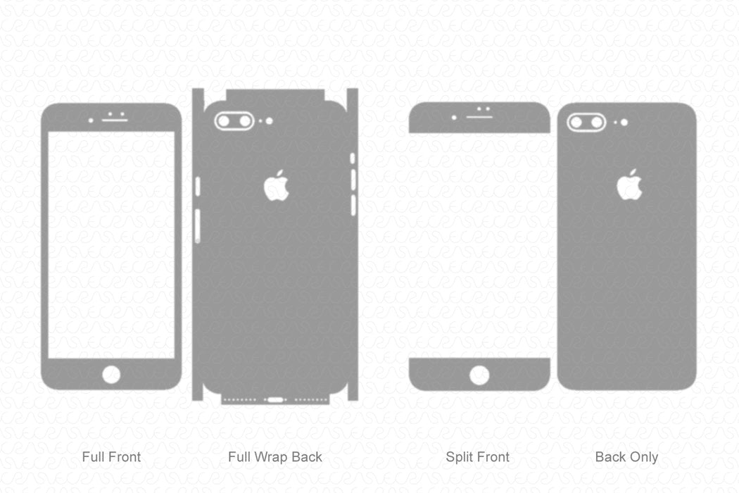 IPhone 7 Plus 2016 Skin Template Vector VecRas