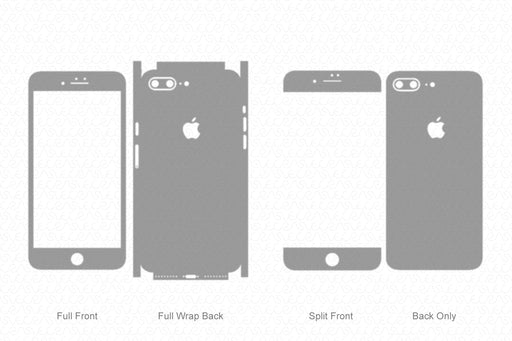 iPhone 7 Plus (2016) Skin Template Vector