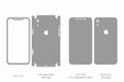 iPhone XR Full Wrap Skin Vector CutFile Template