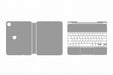 Apple Magic Keyboard For iPad Pro 12.9  Full Wrap Skin Vector CutFile Template