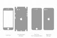 iPhone SE Full Wrap Skin Vector CutFile Template