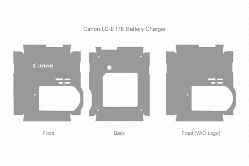 Canon LC-E17E Battery Charger Wrap Full Wrap Skin Vector CutFile Template