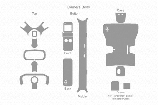 DJI Osmo Pocket Gimba Full Wrap Skin Vector CutFile Template