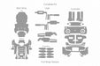 DJI Mavic Mini Full Wrap Skin CutFile template