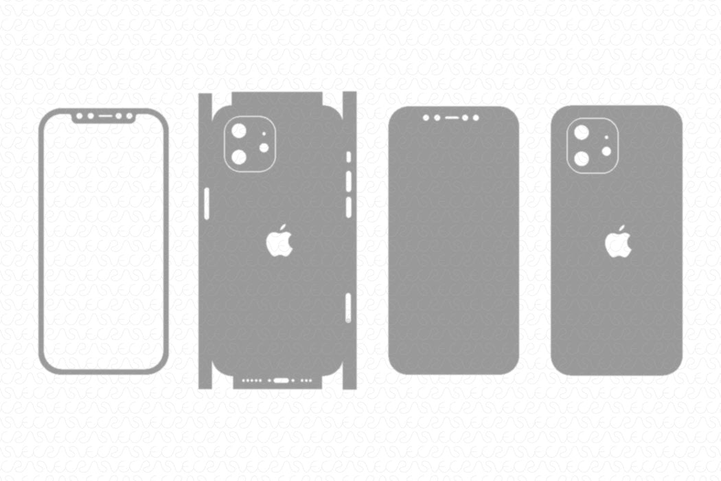 IPhone 12 2020 Skin CutFile Vector Template Full Wrap SVG VecRas iphone-12-2020-skin-cutfile-vector-template-full-wrap-svg-vecras