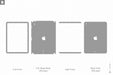 iPad Air  Full Wrap Skin Vector CutFile Template