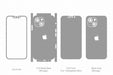 iPhone 13 Full Wrap Skin Vector CutFile Template
