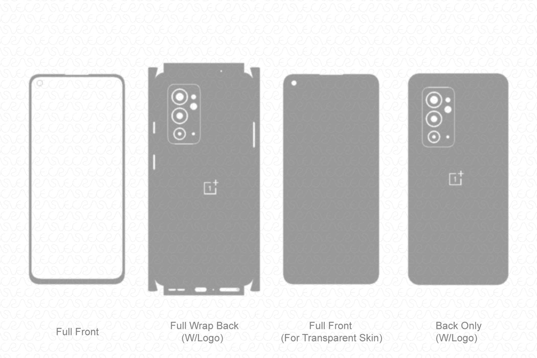 OnePlus 9RT 5G Skin Template Vector 2021