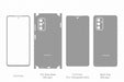 Galaxy M52 5G Full Wrap Skin Vector CutFile Template