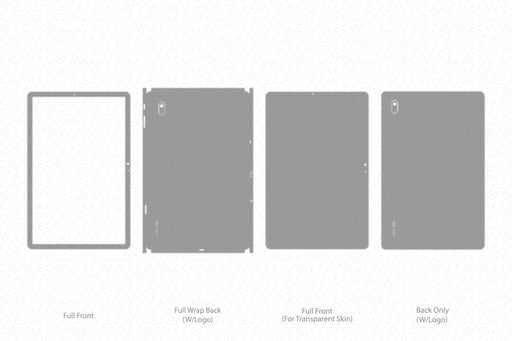 Galaxy Tab S7 FE Full Wrap Skin Vector CutFile Template