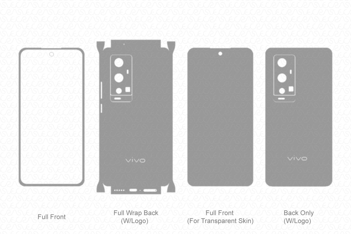 Vivo X60 Pro Plus Skin Template Vector 2021 — VecRas