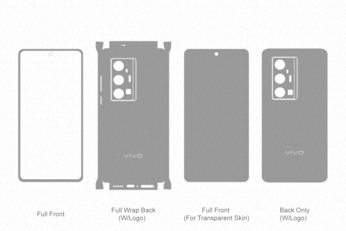 Vivo X70 Pro Plus Skin Template Vector 2021 — VecRas