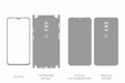 OnePlus 7 (2019) Skin Template Vector