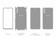 Galaxy A30s (2019) Skin Template Vector
