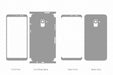 Galaxy A8 Plus (2018) Skin Template Vector