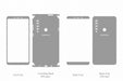 Galaxy A9 Full Wrap Skin Vector CutFile Template