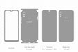 Galaxy M20 Full Wrap Skin Vector CutFile Template