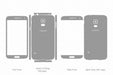 Galaxy S5 Full Wrap Skin Vector CutFile Template