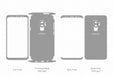 Galaxy S9 Plus (2018) Skin Template Vector