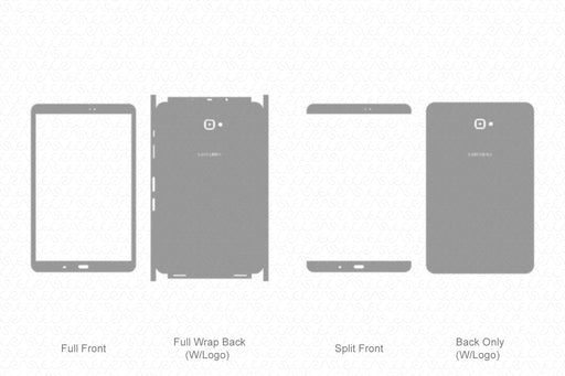 Galaxy Tab A10.1 (2016) Vector Cutline Template