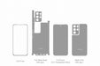 Samsung Galaxy S21 Ultra Full Wrap Skin Vector CutFile Template