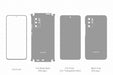 Galaxy S20+ Full Wrap Skin Vector CutFile Template