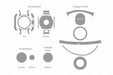 Samsung Galaxy Watch 42mm Full Wrap Skin Vector CutFile Template
