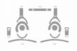 Sony WH-1000XM2 Wireless Digital Noise Cancellation Headphones Full Wrap Skin Vector CutFile Template