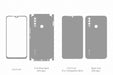 Vivo Y19 (2019) Skin Template Vector