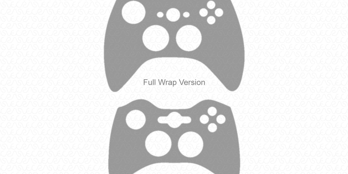 Xbox 360 Original (Arcade) Skin CutFile Vector Template Full Wrap