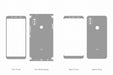 Redmi Note 5 Pro (2018) Skin Template Vector
