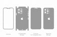 iPhone 13 Pro Max Full Wrap Skin Vector CutFile Template